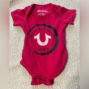 12-18m True Religion onesie
